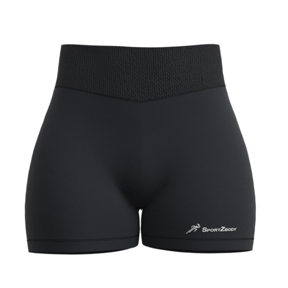 SportZbody Green Pantha High-Waisted Sculpting Shorts
