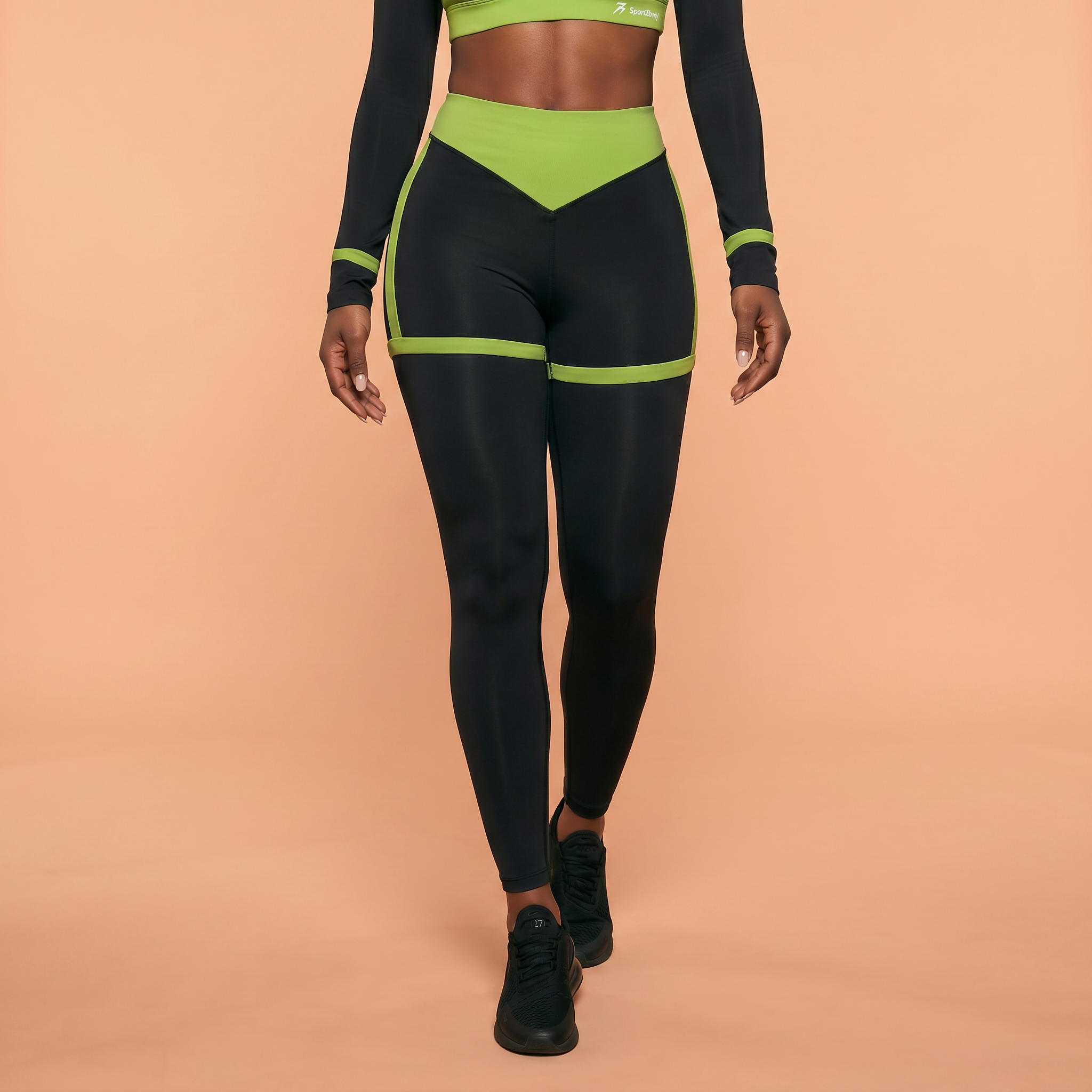 SportZbody Onyx Energy Sculpting Workout Leggings