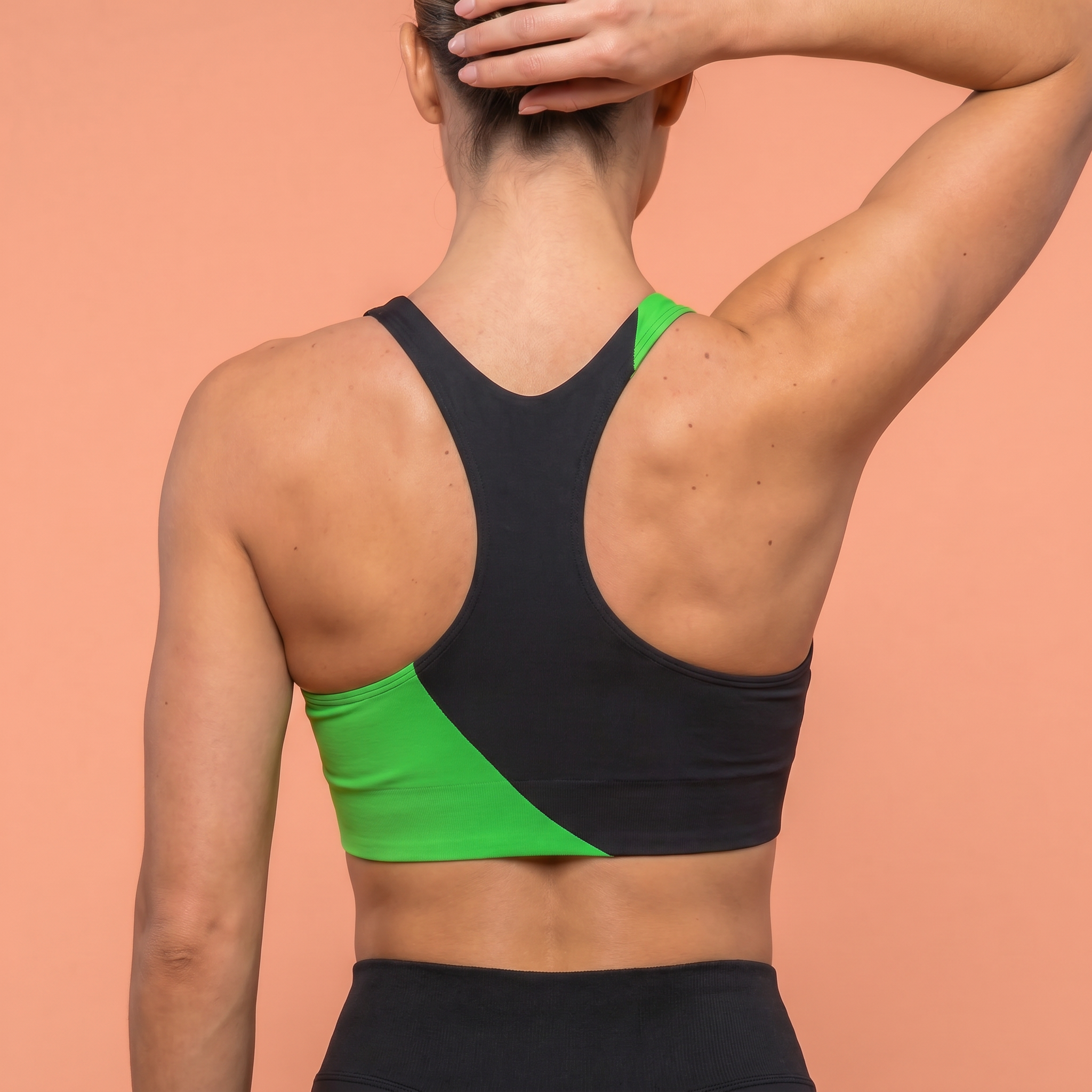 SportZbody Green Pantha Sculpting Workout Top