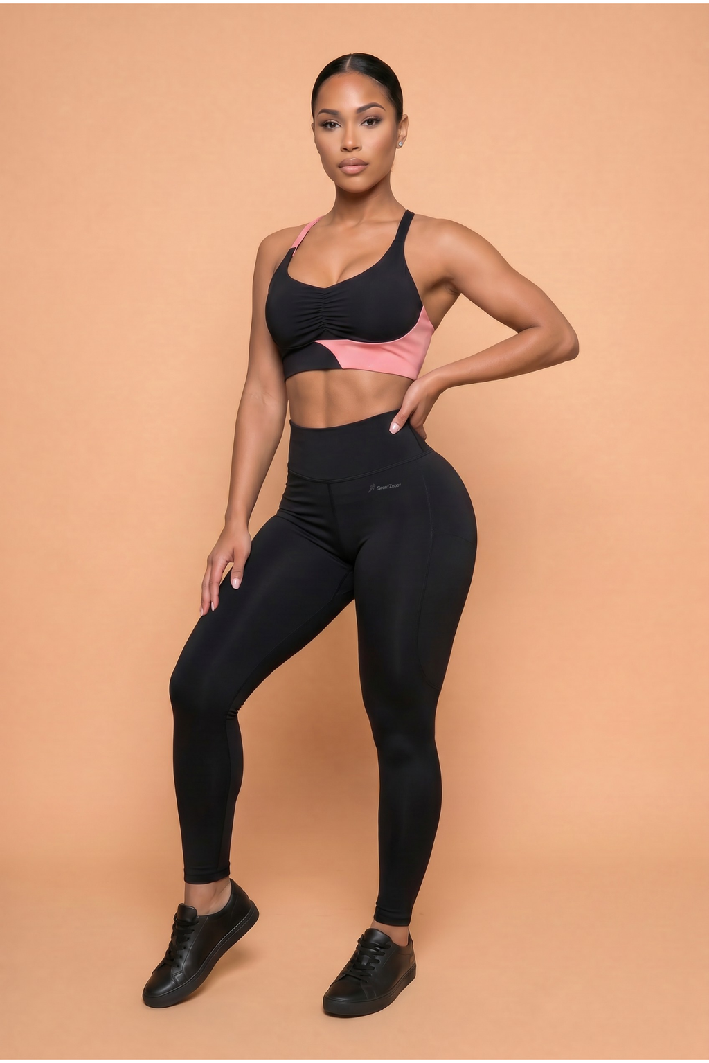 Pink Pantha High-Waisted Sculpting Leggings