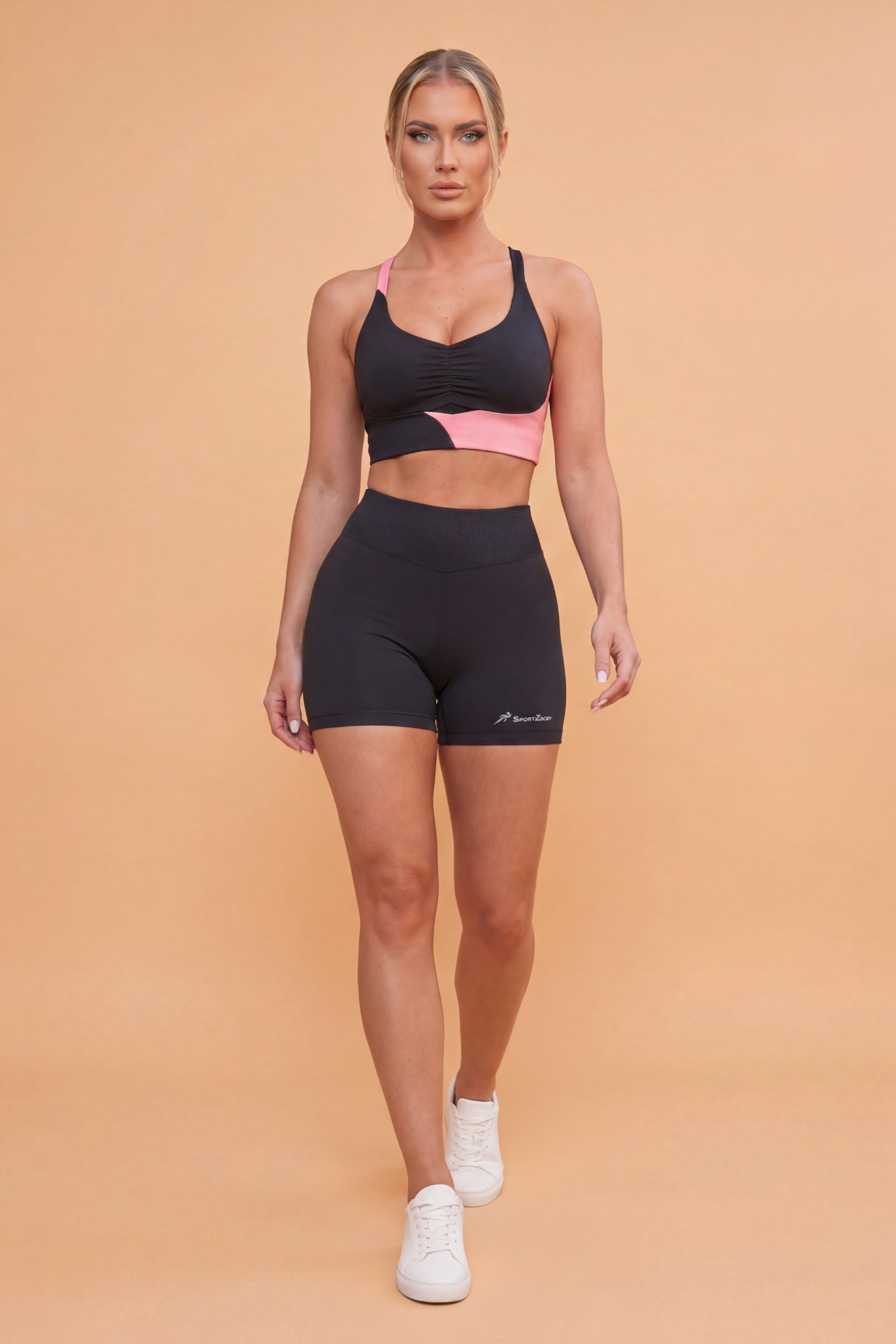 SportZbody Pink Pantha Sculpting Performance Top