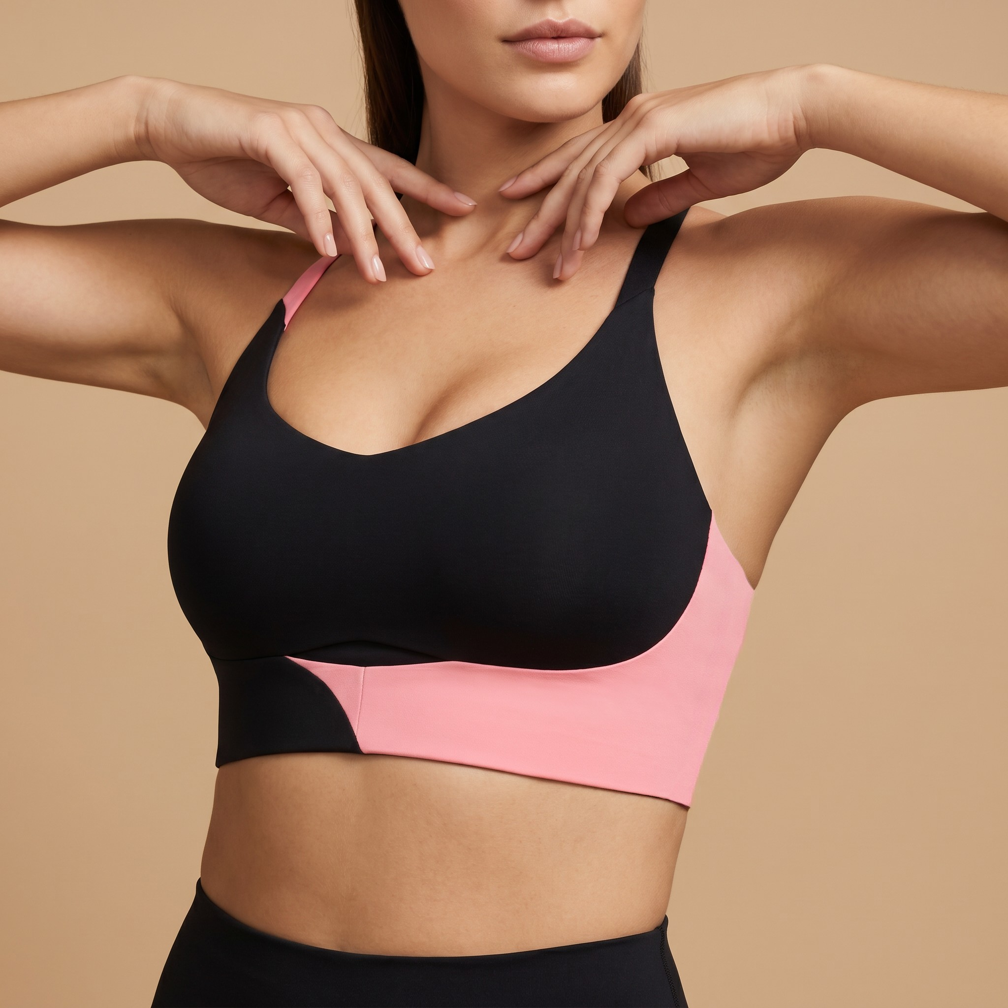 SportZbody Pink Pantha Sculpting Performance Top