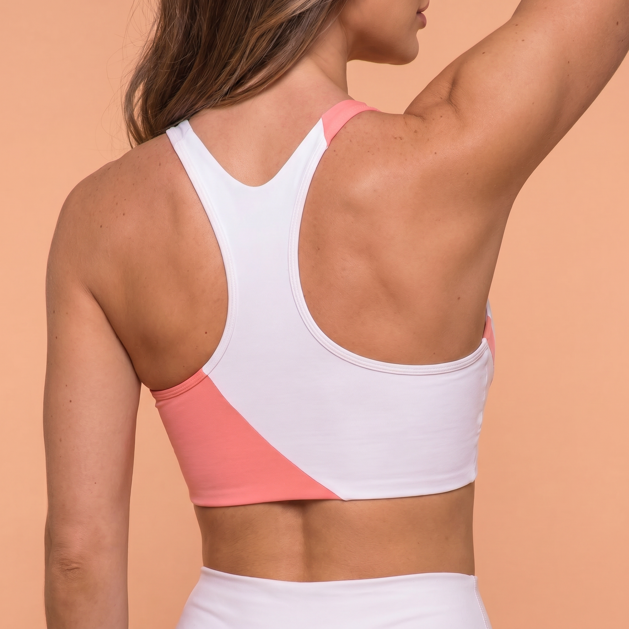 Pink Pantha (White) High-Waisted Sculpting Leggings Set