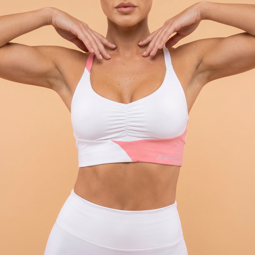Pink Pantha (White) High-Waisted Sculpting Leggings Set