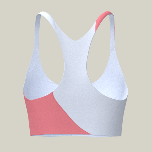 SportZbody Pink Pantha Sculpting Workout Top - White