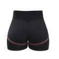 SportZbody Pink Pantha High-Waisted Sculpting Shorts