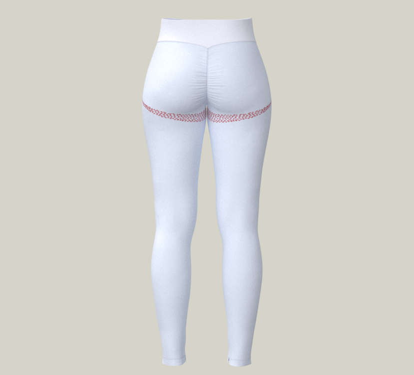 SportZbody Pink Pantha High-Waisted Sculpting Leggings