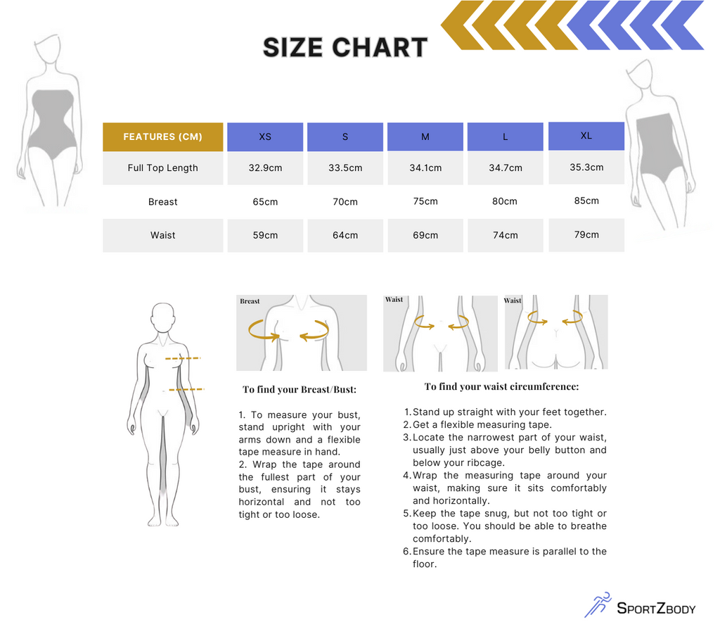 SportZbody Eclipse Flex Supportive Workout Top