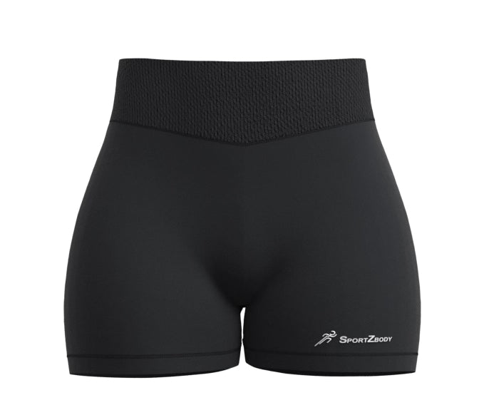 SportZbody Pink Pantha High-Waisted Sculpting Shorts