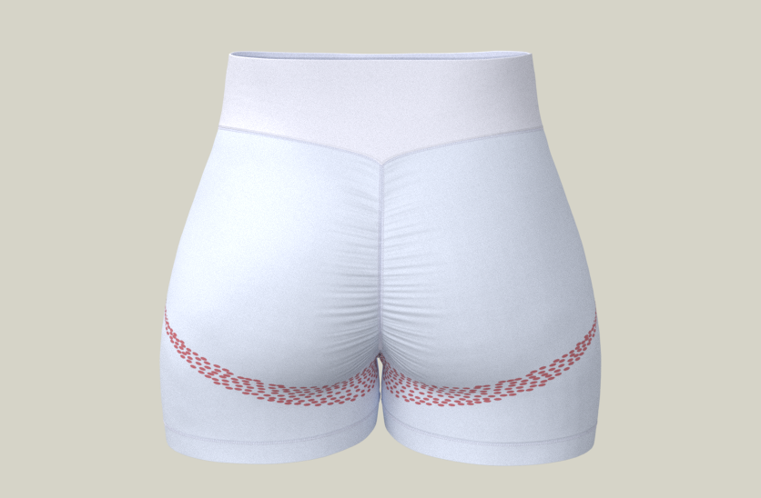 Pink Pantha W: Shorts Back